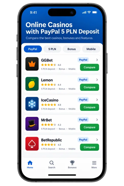 Section casino choice paypal